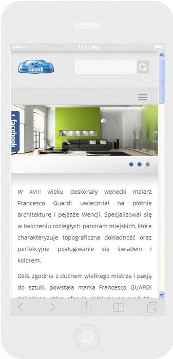 <p>Software personalizzato per Lakma SAT - sito web.<br />Sito web con la tecnica RWD. <br />Presentazione di home page WWW per iPhone 6 nel sistema ritratto larghezza dello schermo 375 px</p>