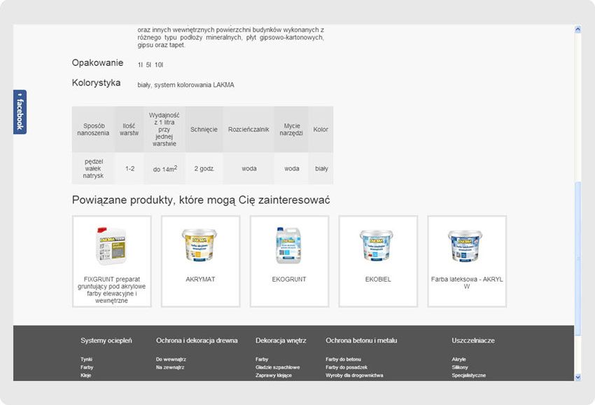 <p>Software personalizzato per Lakma SAT - sito web<br />Presentazione della selezione della scheda del prodotto (segue)</p>